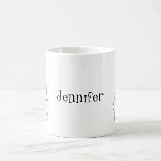 Mug - Dessin et nom de l'écureuil (Centre)