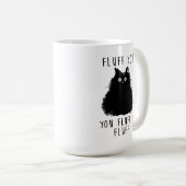 Mug Dessin Fluit You Black Cat (Devant droit)