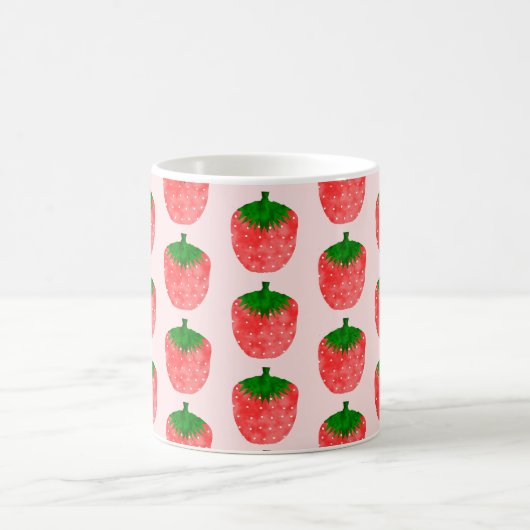 Mug Dessin fraise (Centre)