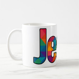 Mug dessin géométrique "Jésus"