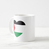 Mug dessin graphique du pavillon de palestine mignon (Devant gauche)
