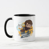 Mug Dessin Harry et Hedwig Flying (Gauche)