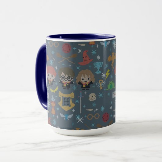 Mug Dessin Harry Potter Cross-Stitch Collage (Devant gauche)