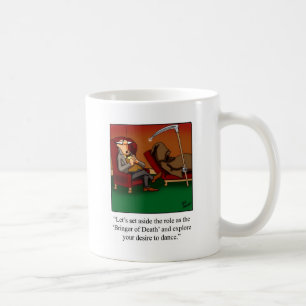 Mug Dessin humoristique de danse de la Faucheuse