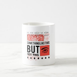 MUG DESSIN INCROYABLE DE FLEUR ET D'ŒIL