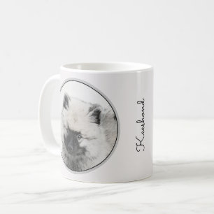 Mug Dessin Keeshond Chiot - Joli dessin original Chien