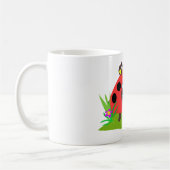 Mug Dessin Ladybug Bow and Flowers (Gauche)
