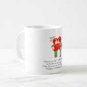 Mug Dessin mignon de fruit d'enfants de cerises (Devant gauche)