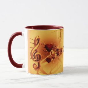 Mug Dessin Moderne Musique Opéra Chanteur Soprano