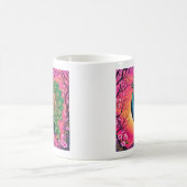 Mug Dessin Paon Majestueux (Centre)