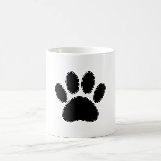 Mug Dessin Paw Chien En Noir (Centre)