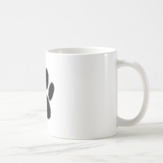 Mug Dessin Paw Chien En Noir (Droite)