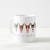 Mug Dessin personnalisable Podenco Orito Chien (Devant gauche)