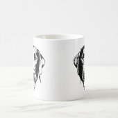 Mug Dessin personnalisé du chien du Labrador (Centre)