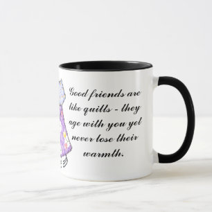Mug Dessin piquant de motif de Sue de capeline