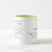 Mug Dessin quetzal Illustration d'oiseau Aquarelle (Centre)