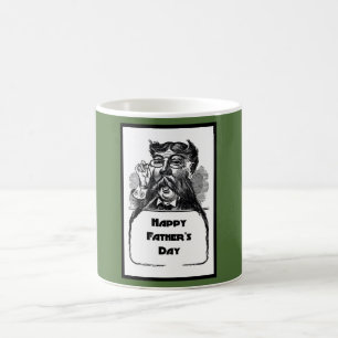 Mug Dessin rétroactif Vintage de Fête des pères heureu