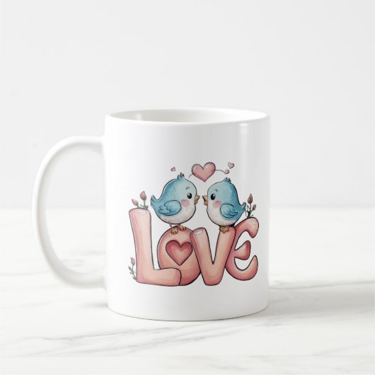 Mug Dessin romantique AMOUR (Gauche)