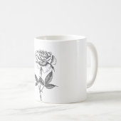 Mug dessin rose (Devant droit)