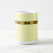 Mug Dessin sans couture orange jaune (Centre)