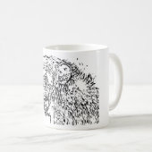 Mug Dessin sur le chimpanzé (Devant droit)
