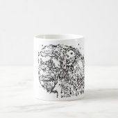 Mug Dessin sur le chimpanzé (Centre)