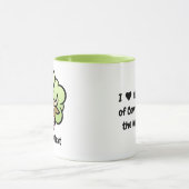 Mug Dessin sur le méthane de la vache (Centre)