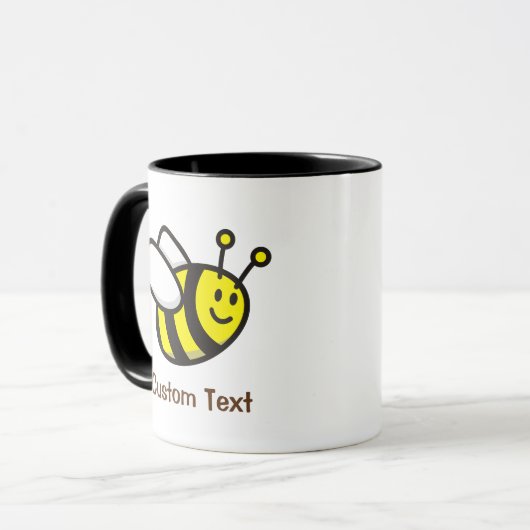 Mug Dessin sur les abeilles (Devant gauche)