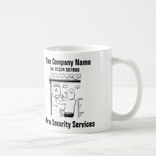 Mug Dessin sur les services de sécurité à domicile