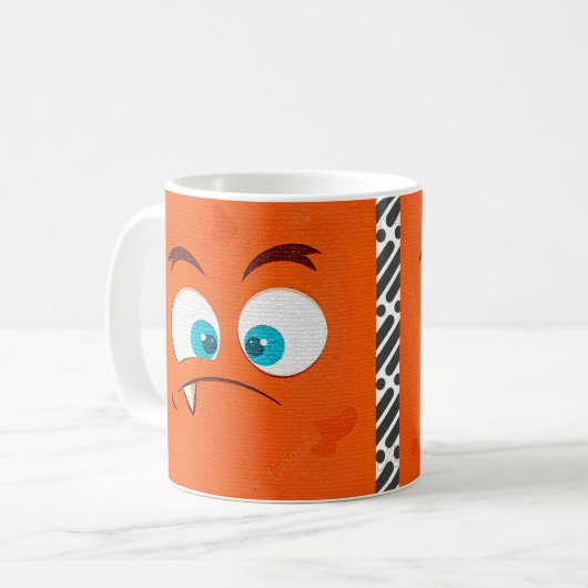 Mug dessin sur l'expression du visage (Devant gauche)
