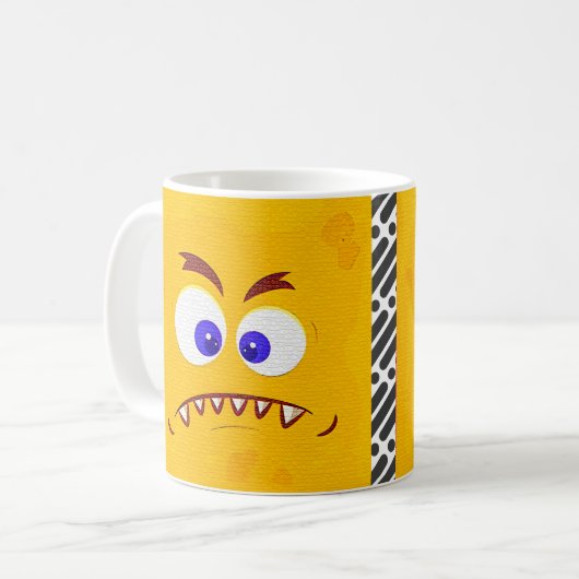 Mug dessin sur l'expression du visage (Devant gauche)