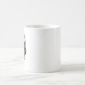 Mug Dessin vectoriel de profil d'infirmière avec drape (Centre)