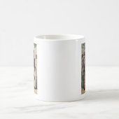 Mug Dessin vintage : Un couple de chat (Centre)