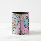 Mug Dessin Whimsical joli coeur coloré (Centre)