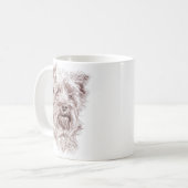 Mug Dessin Yorkshire Terrier (Devant gauche)