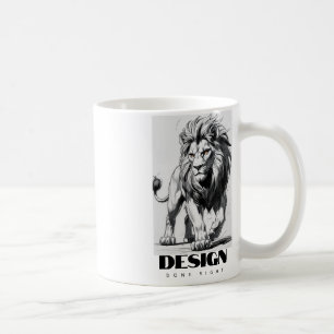 MUG DESSINE LION