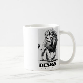 MUG DESSINE LION