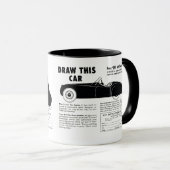 Mug Dessine-moi - Concours de dessin de l'école d'art (Devant droit)