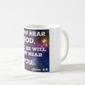 Mug Dessiner près de Dieu Design (Devant droit)