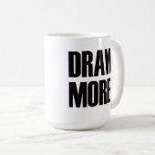 Mug Dessinez plus ! (Devant droit)