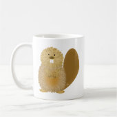 Mug Dessins animaux adorables : Castor (Gauche)