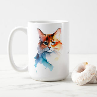 Mug Dessins d'aquarelle Charming chats