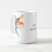 Mug Dessins d'aquarelle Charming chats (Devant gauche)