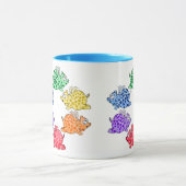 Mug Dessins de caricature de cochons volants mignons (Centre)