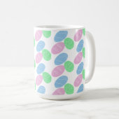 Mug Dessins de œufs de Pâques (Devant droit)