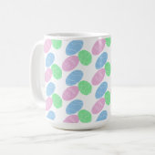 Mug Dessins de œufs de Pâques (Devant gauche)