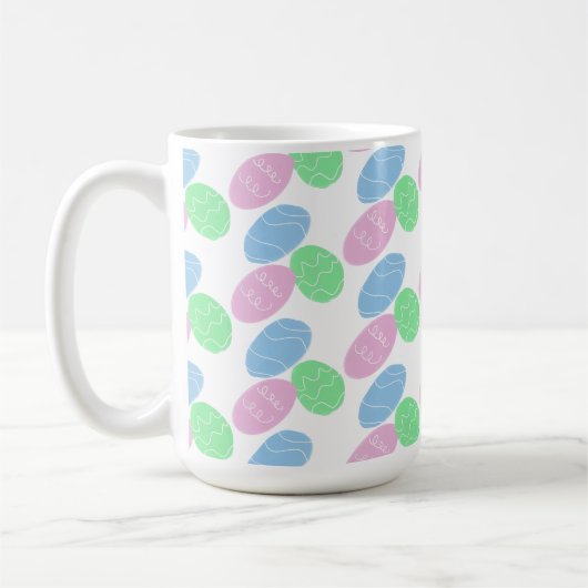 Mug Dessins de œufs de Pâques (Gauche)