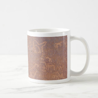 Mug Dessins préhistoriques gravés dans le désert