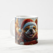 Mug Dessous de verre à rouleaux pour chien Bull Terrie (Devant gauche)