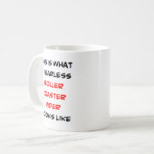 Mug dessous de verre à rouleaux, sans peur (Devant gauche)
